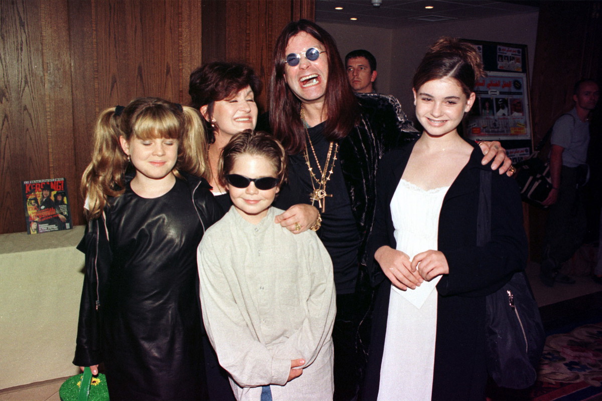 Ozzy Osbourne z rodziną