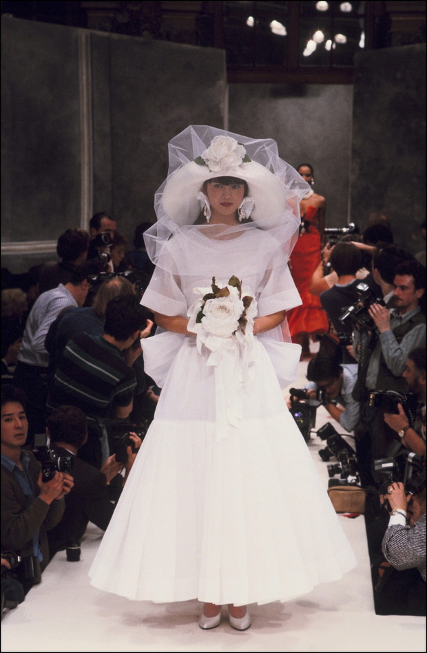 Haute -Couture Spring -Summer 1987 Fashion Show In Paris, France In January 1987.