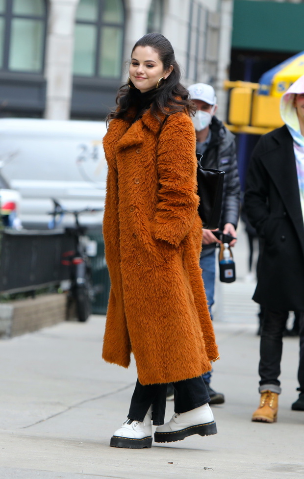 Celebrity Sightings In New York - February 24, 2021