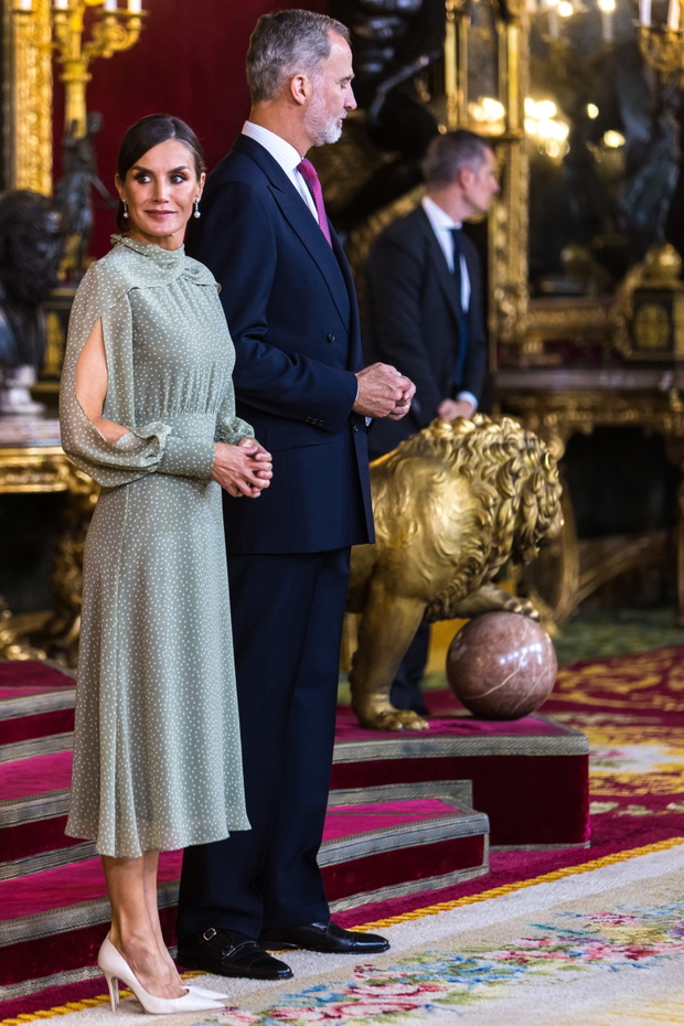 Spanish Royals Attend The National Day Military Parade