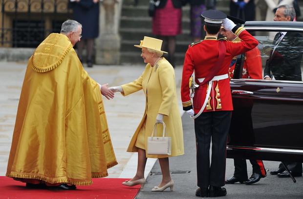 Royal Wedding - Wedding Guests And Party Make Their Way To Westminster Abbey