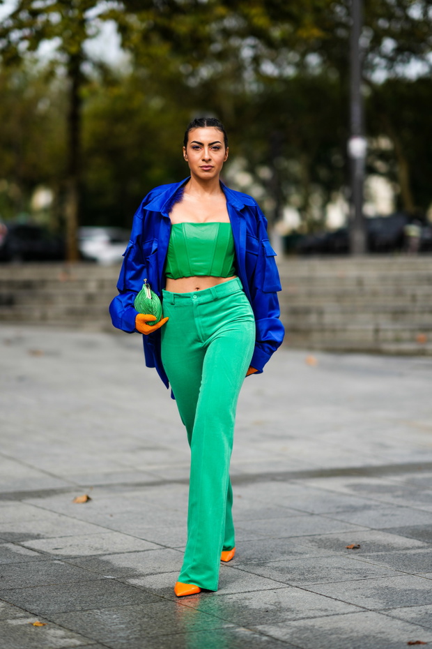 Street Style : Day Seven -  Paris Fashion Week - Womenswear Spring Summer 2022