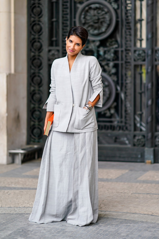 Street Style : Paris Fashion Week Womenswear Spring/Summer 2018 : Day Five