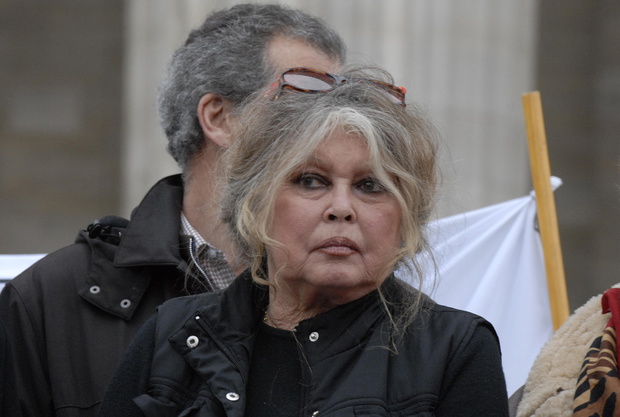 France - Brigitte Bardot Opens Animal Rights Demonstration