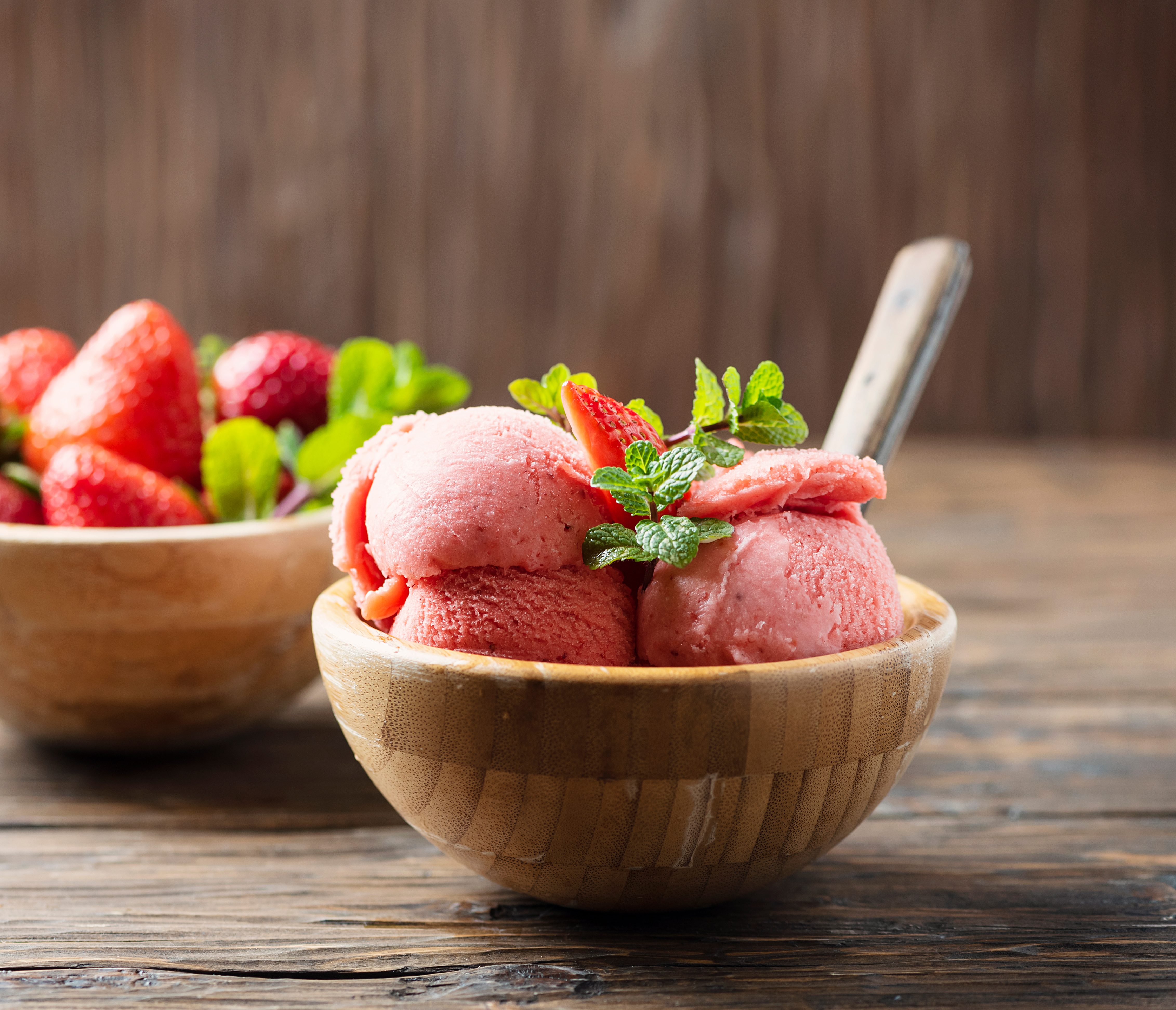 Domowe lody truskawkowe
