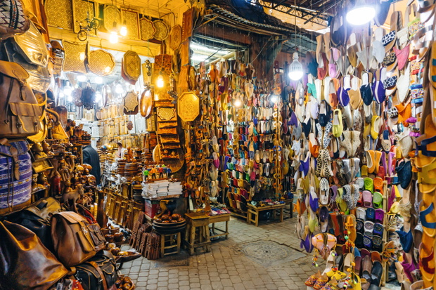 Maroko, bazar