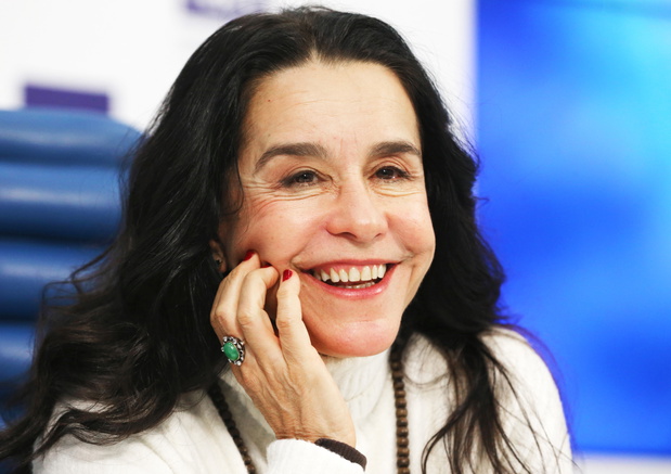 Brazilian actress Lucelia Santos visits Russia