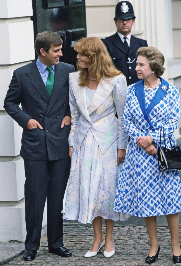 Andrew Sarah And The Queen Clarence House