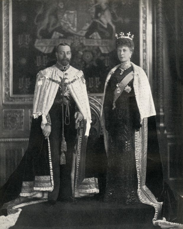 King George V And Queen Mary At Their First Opening Of Parliament