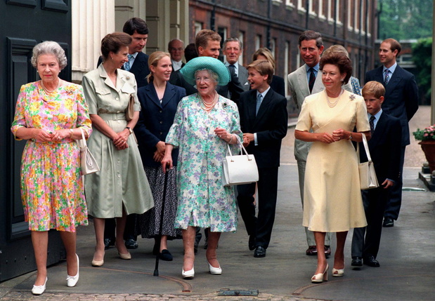 Queen Mother And Family