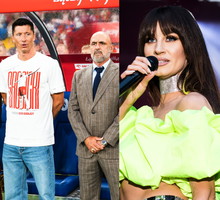 Sywlia Grzeszczak, Robert Lewandowski, Michał Probierz