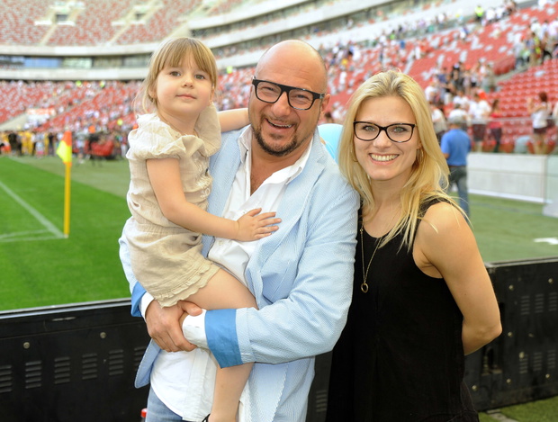 Piotr Gasowski, Anna Glogowska z corka Julia Gasowska