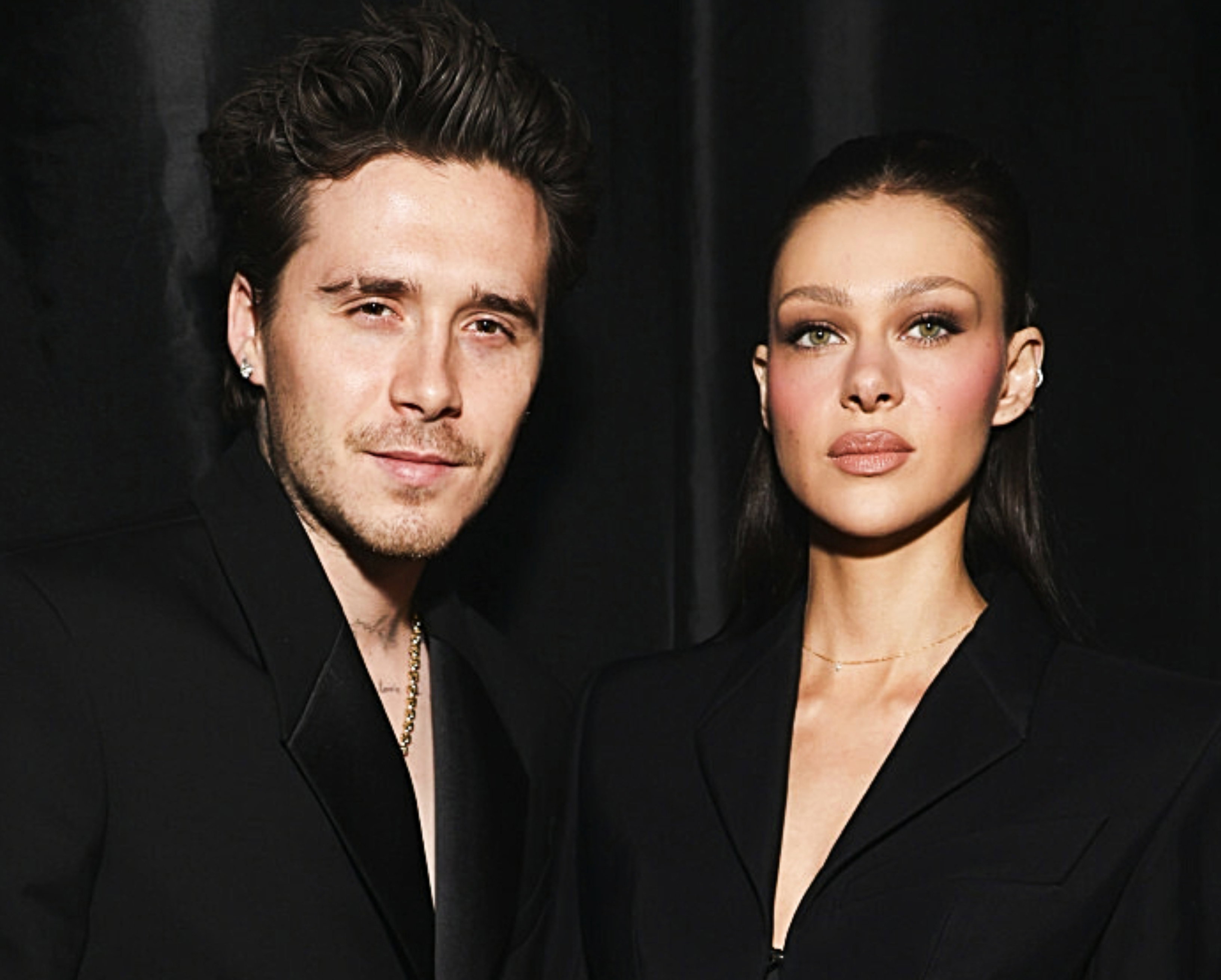 Brooklyn Beckham,  Nicola Peltz  Goście na Tygodniu Mody w Paryżu - zima 2024