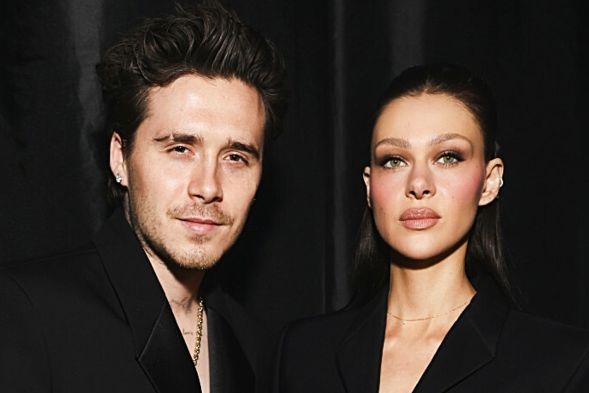 Brooklyn Beckham, Nicola Peltz Goście na Tygodniu Mody w Paryżu - zima 2024