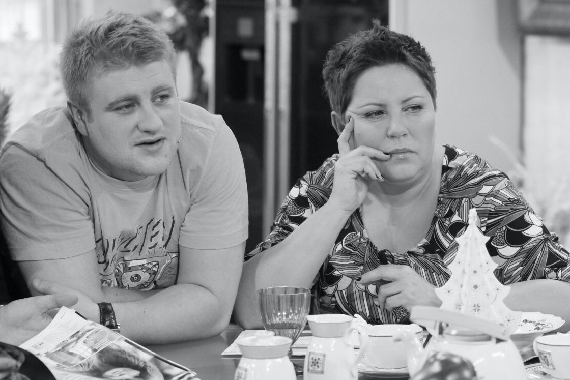 Tomasz Jakubiak, Dorota Wellman, „Dzień Dobry TVN”, 05.01.2010 rok - jamnik