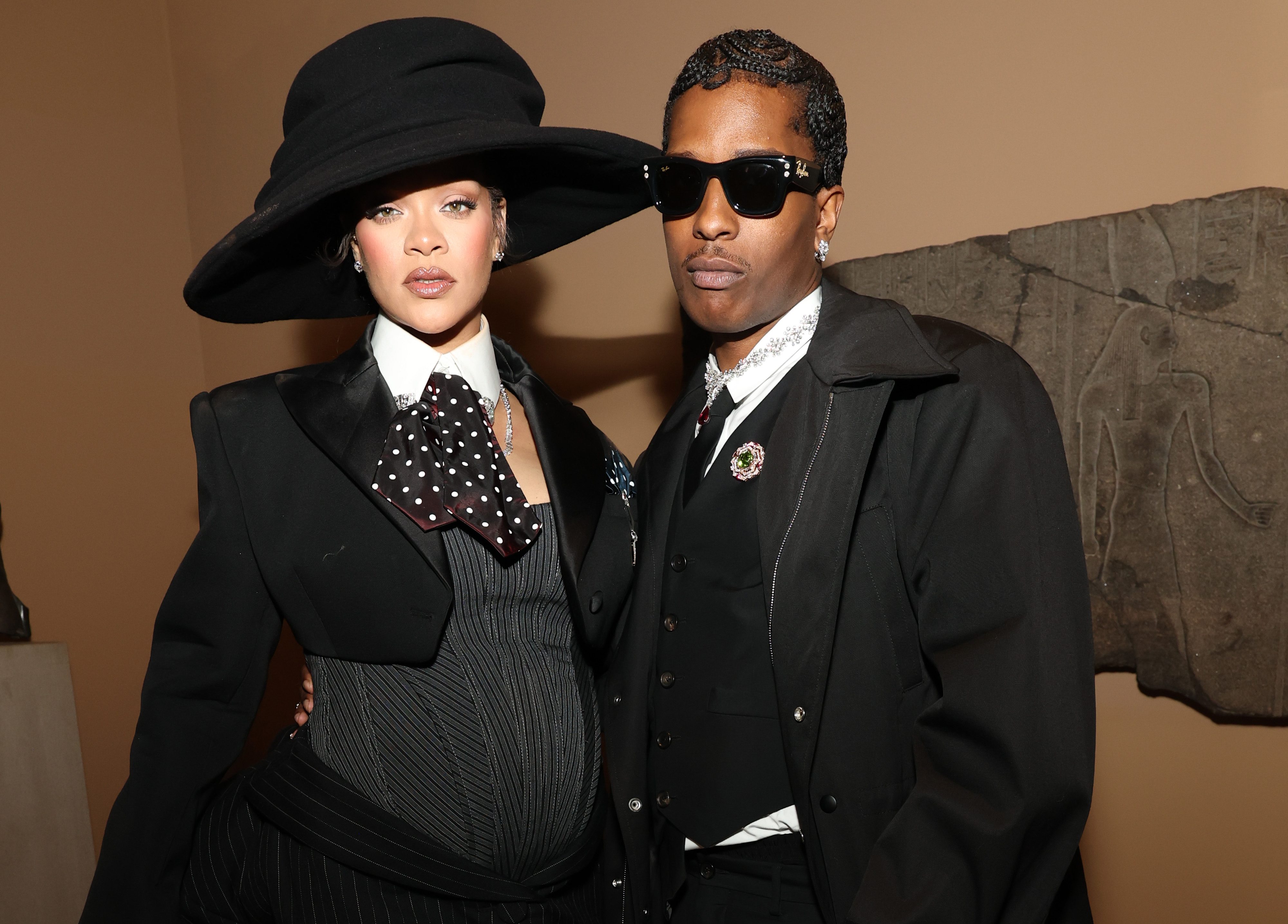 Rihanna i A$AP Rocky 2025 Met Gala Metropolitan Museum of Art, 05, 2025 Nowy Jork