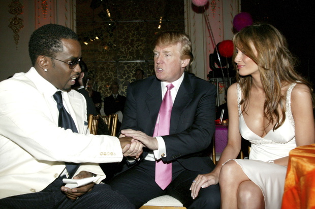 P. Diddy, Donald Trump, Melania Trump. 2018 rok