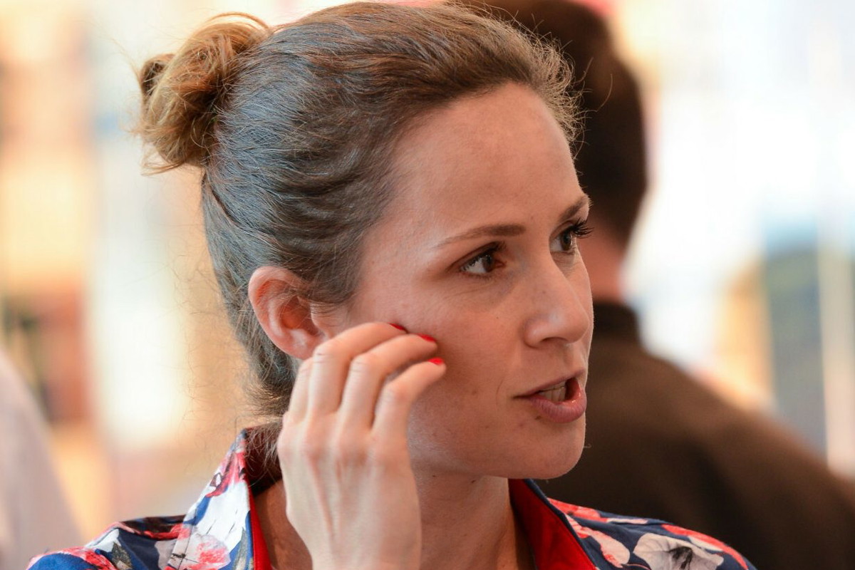 Monika Mrozowska na Targach Bociankowych, Bełchatów, Galeria Olimpia, 26.04.2015 r.
