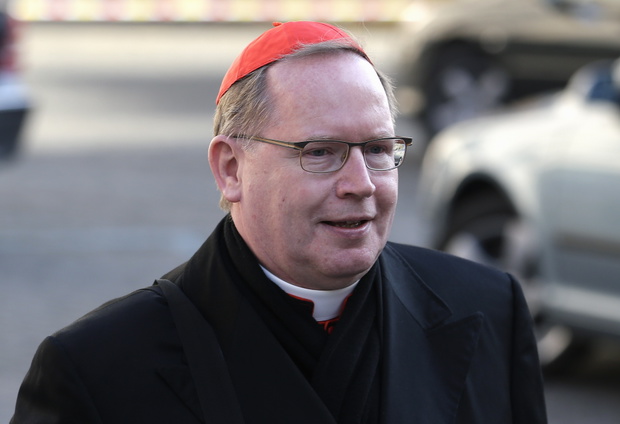 Dutch Cardinal Eijk arrives for a meeting at the Synod Hall in the Vatican