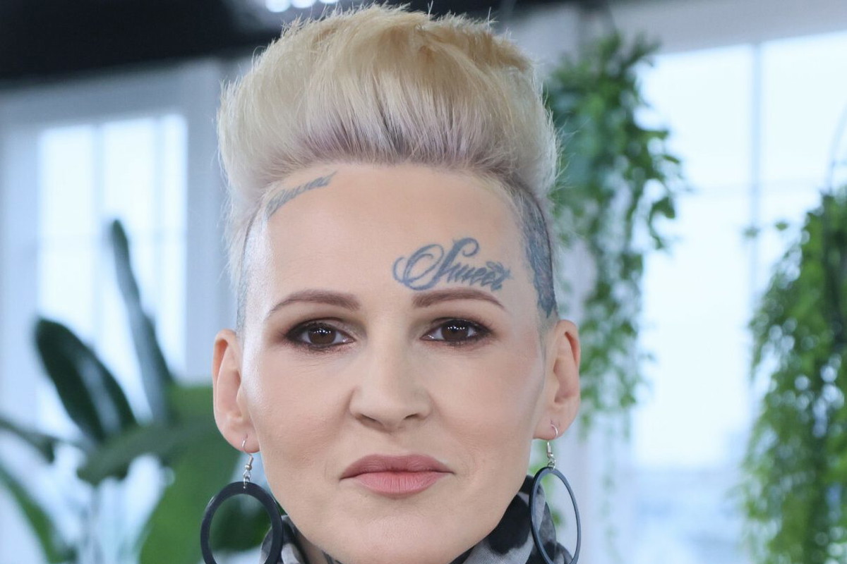 Agnieszka Chylińska, studio „Dzień Dobry TVN”, Warszawa, 01.03.2025 r. - jamnik