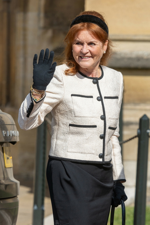 Sarah Ferguson, księżna Jorku, Zamek Windsor, Wielka Brytania, 20.04.2025 r.