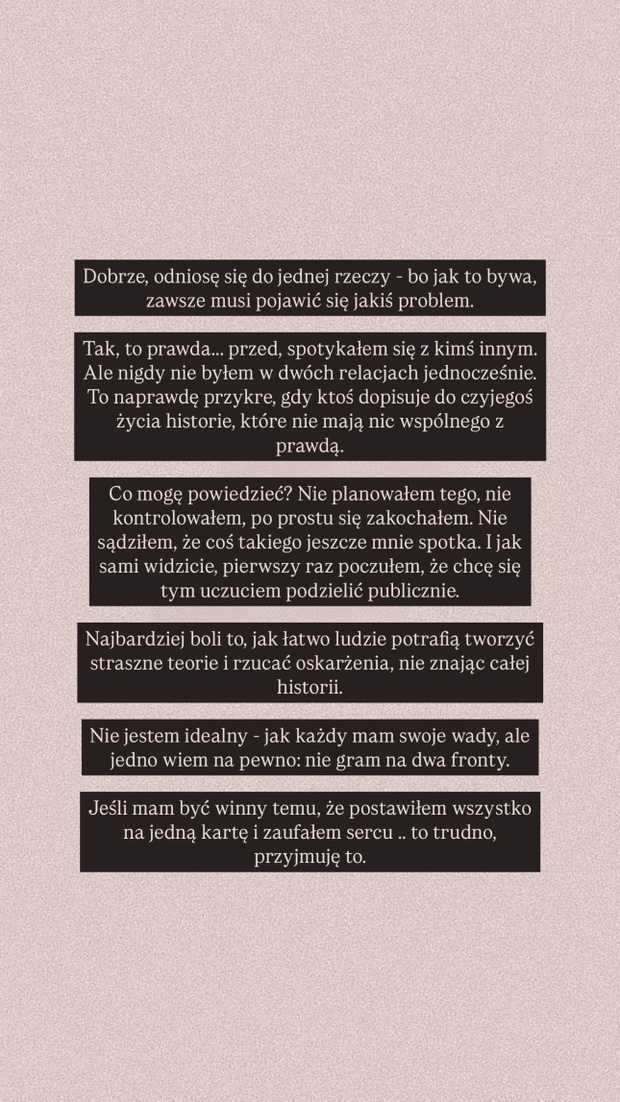 Akop Szostak - oświadczenie
