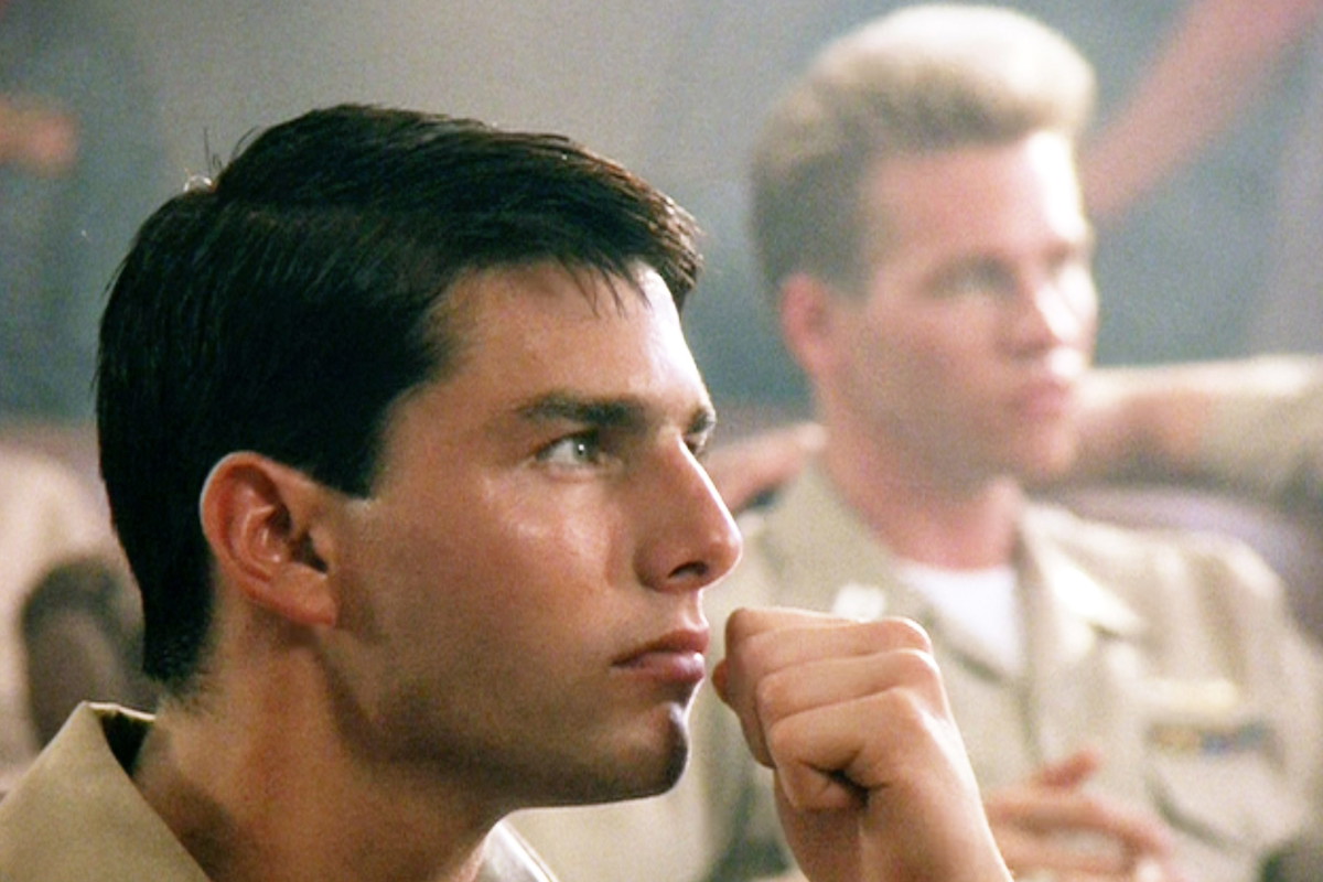 Tom Cruise, Val Kilmer, plan filmu „Top Gun”, Los Angeles, maj 1986 rok - jamnik