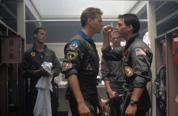 Tom Cruise, Val Kilmer, plan filmu „Top Gun”, 1986 rok