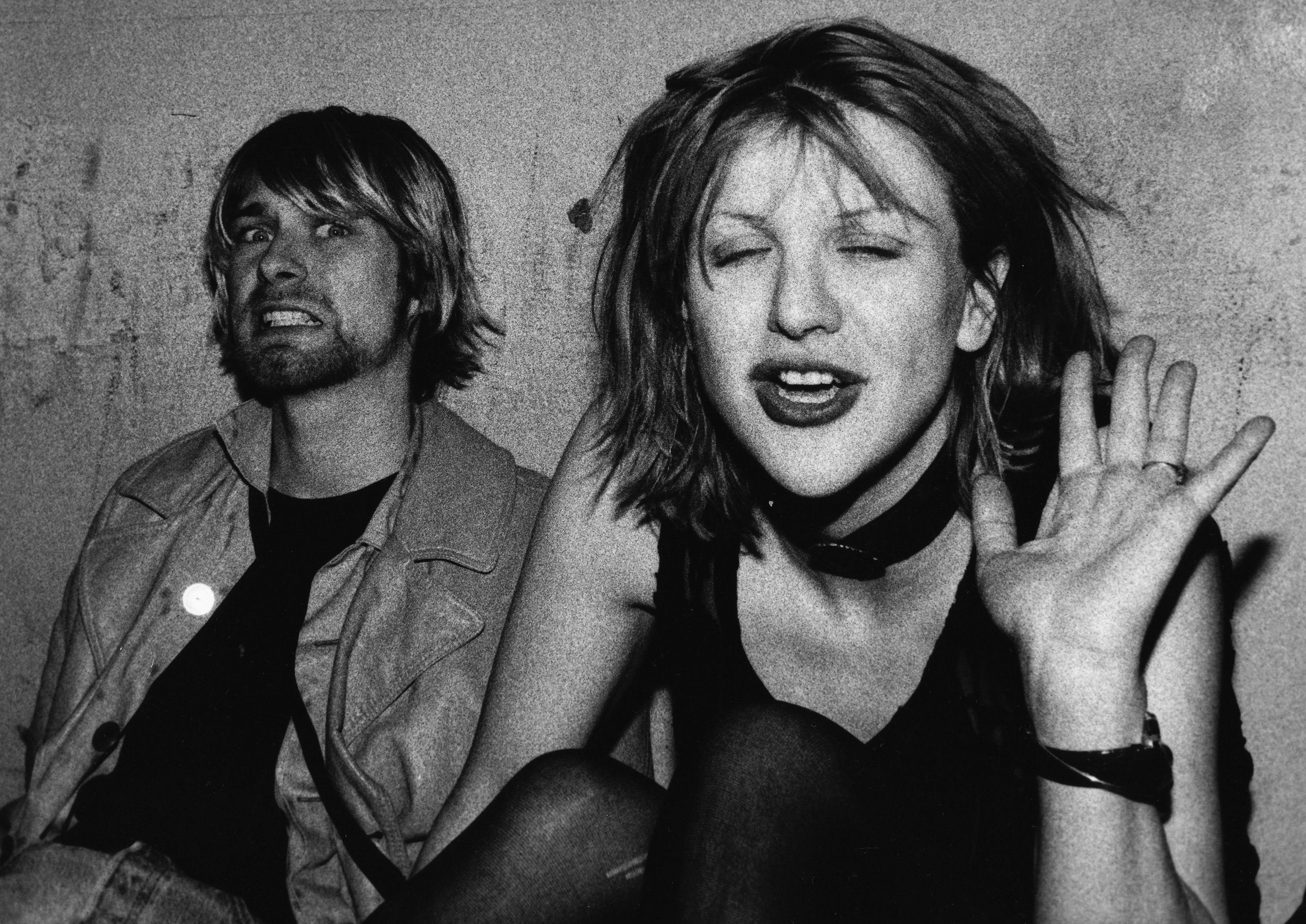 Kurt Cobain, Courtney Love, Los Angeles, Kalifornia, 04.12.1992 rok - jamnik