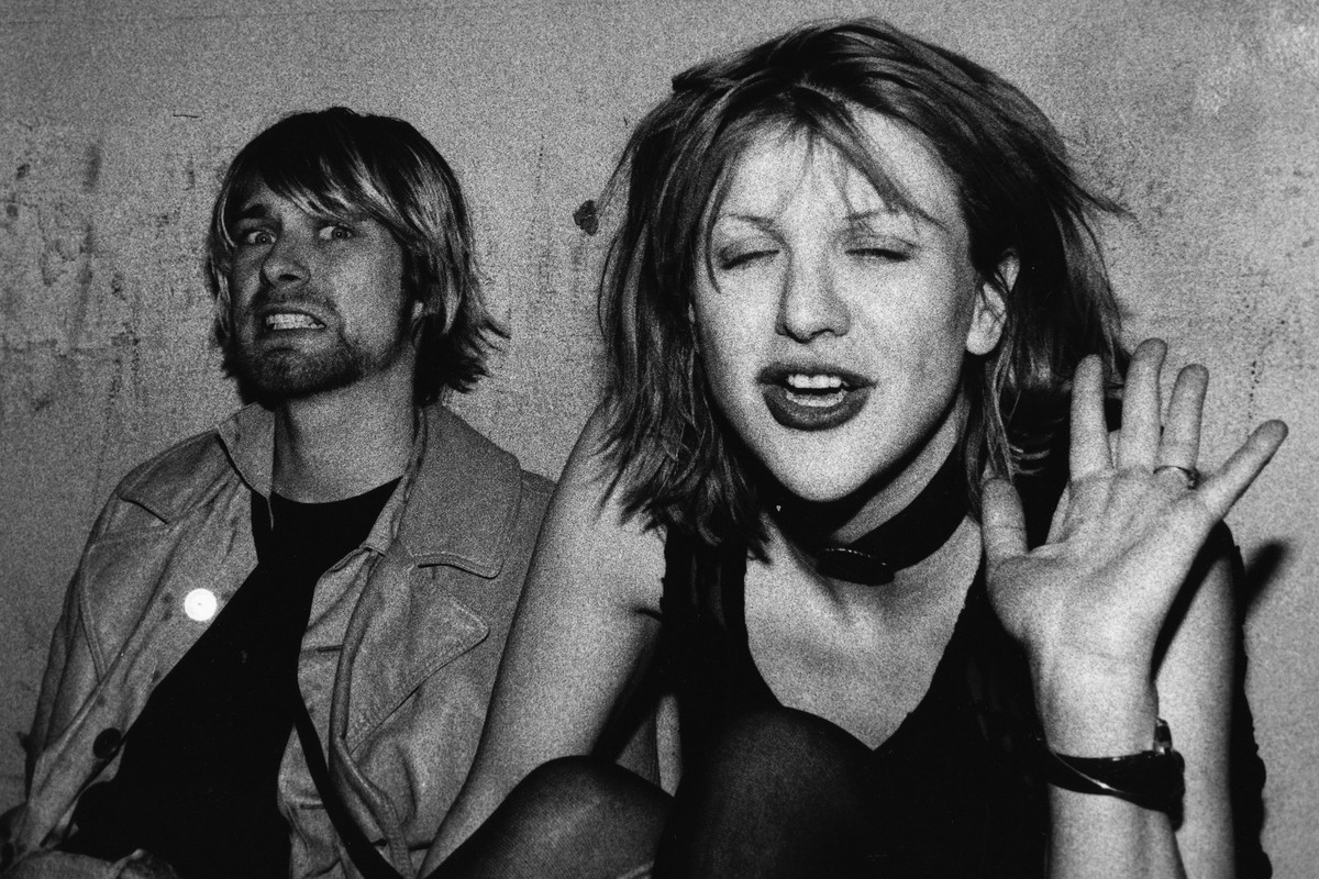 Kurt Cobain, Courtney Love, Los Angeles, Kalifornia, 04.12.1992 rok - jamnik