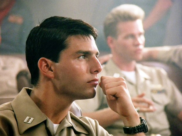 Tom Cruise, Val Kilmer, plan filmu „Top Gun”, 1986 rok