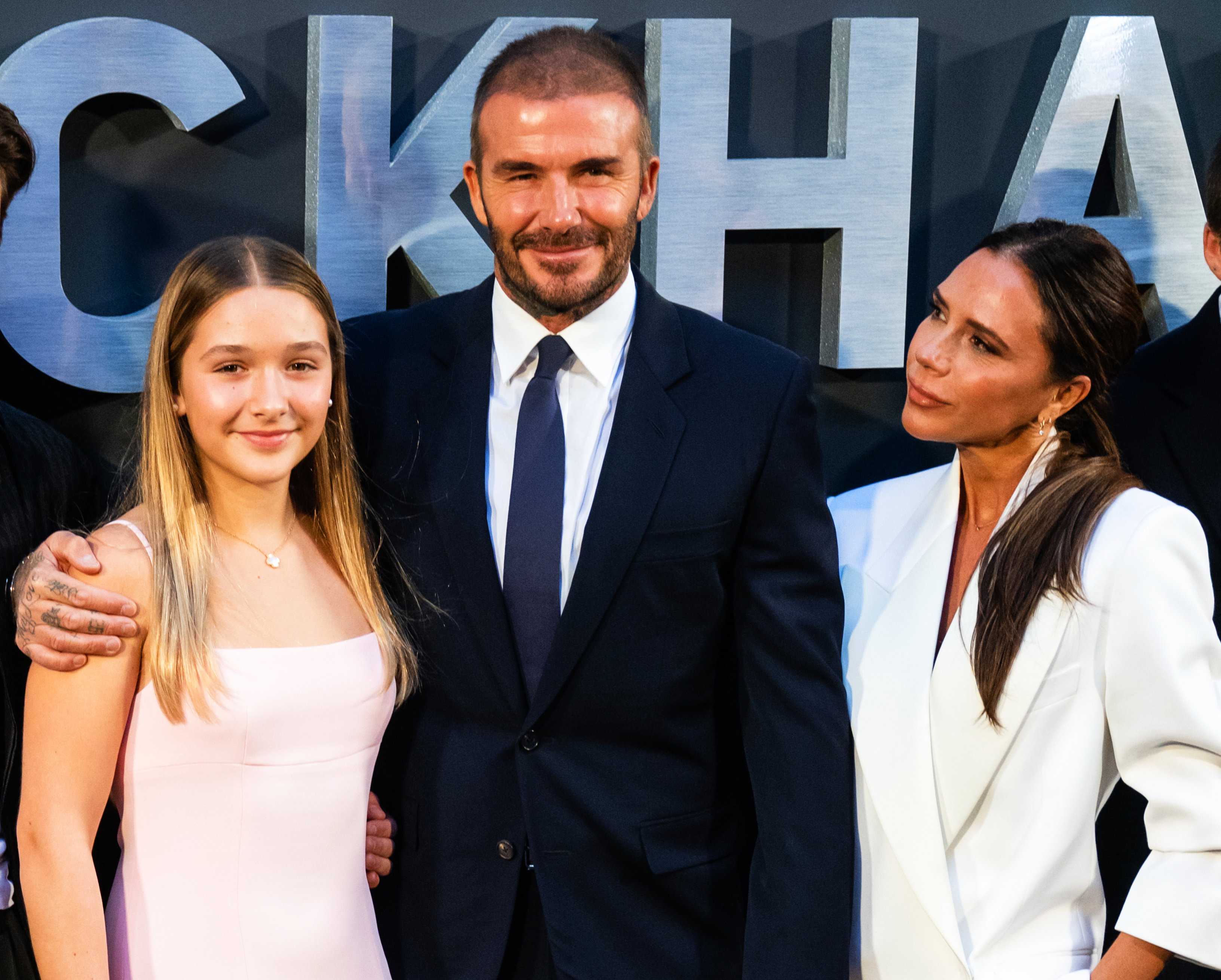 Harper Beckham, David Beckham, Victoria Beckham, 2023 Londyn