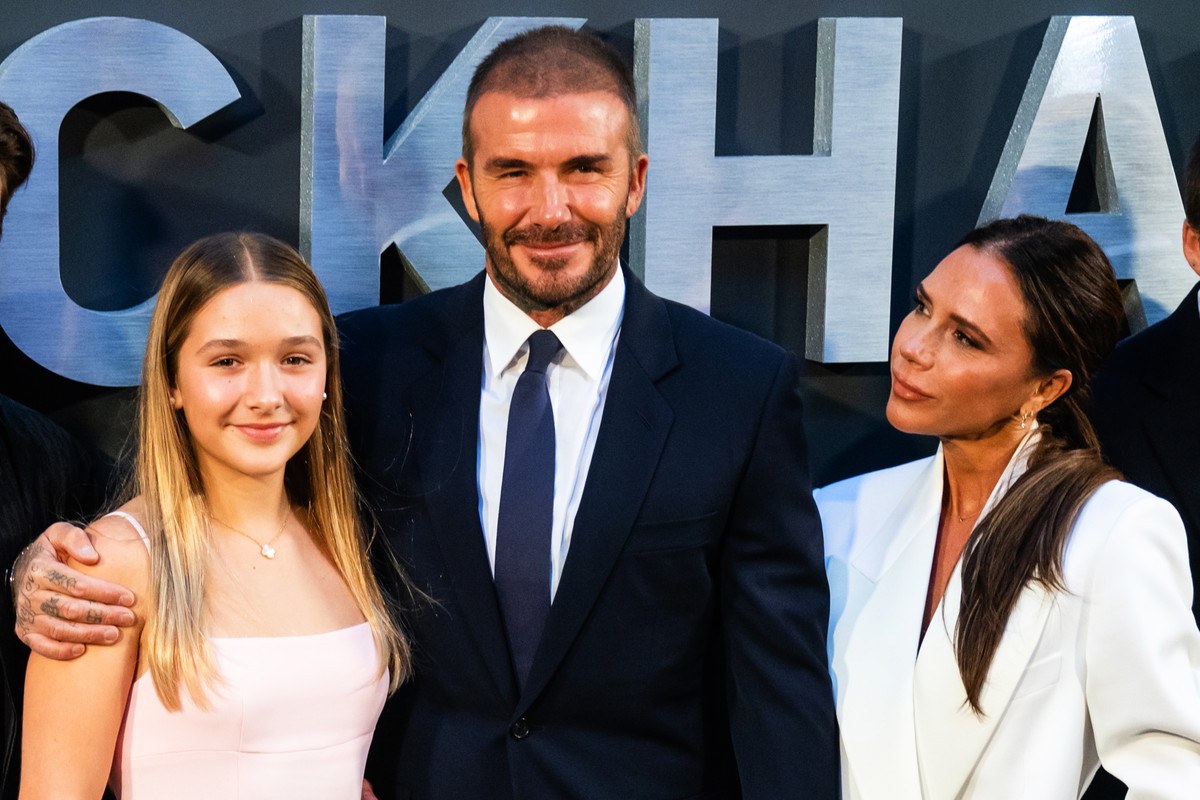 Harper Beckham, David Beckham, Victoria Beckham, 2023 Londyn