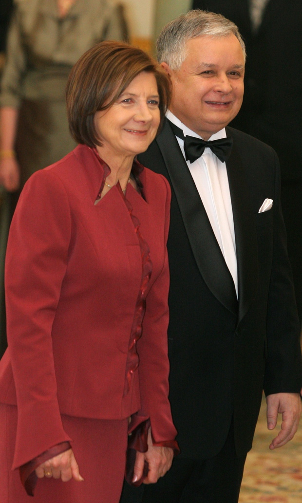 Maria Kaczyńska i Lech Kaczyński, 10.01.2006 r. Warszawa.