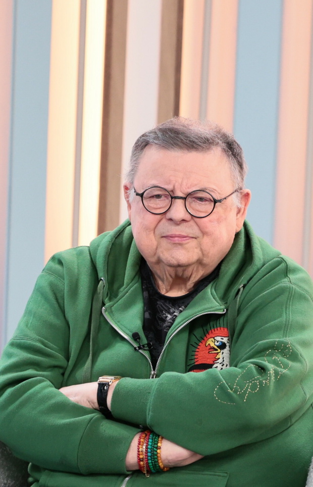 Wojciech Mann, plan „Dzień Dobry TVN”, Warszawa, 13.02.2025 r.