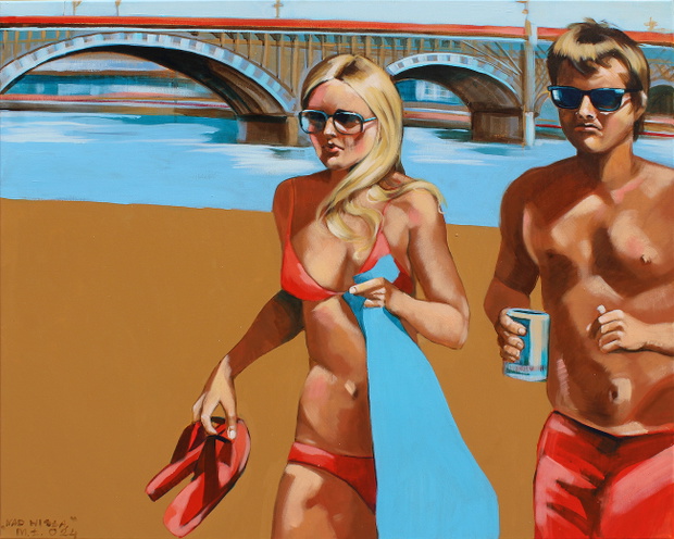 Małgorzata.Łodygowska.Nad_Wisłą_100x80cm