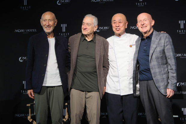 Robert De Niro, Nobu Matsuhisa, Meir Teper, Trevor Horwell