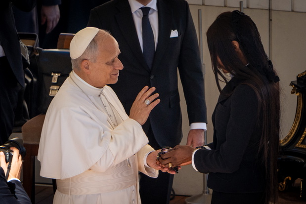 Naomi Campbell i papież Leon