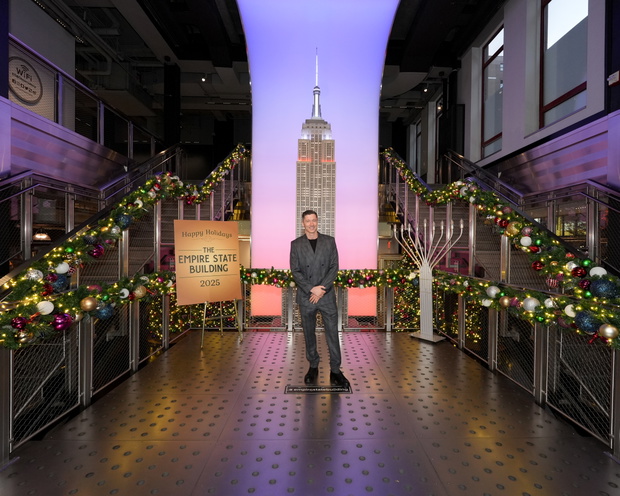 Robert Lewandowski. 10.11.2025 rok. The Empire State Building