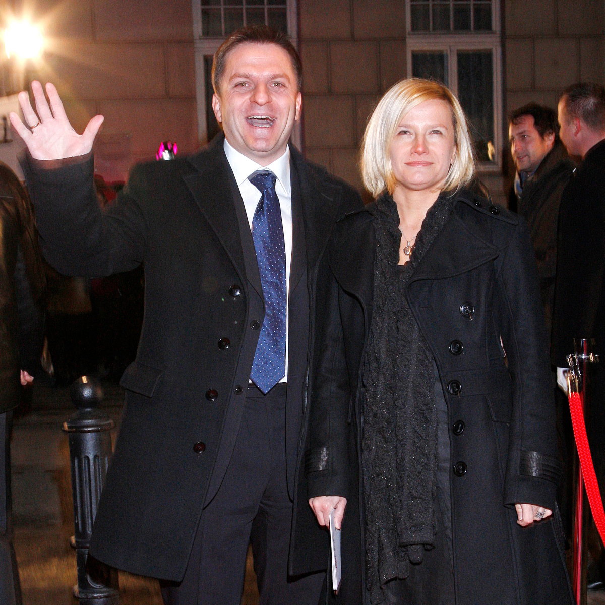 Bogdan Rymanowski z żoną
