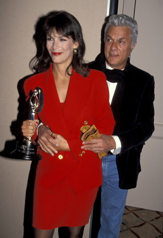Jamie Lee Curtis and Tony Curtis, 1991