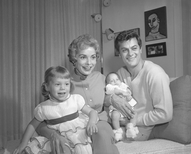 Tony Curtis and Family