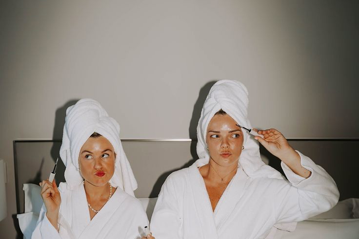 Weekend plans_ Besties and brows for us! _