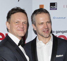 Cezary Pazura (L), Radoslaw Pazura