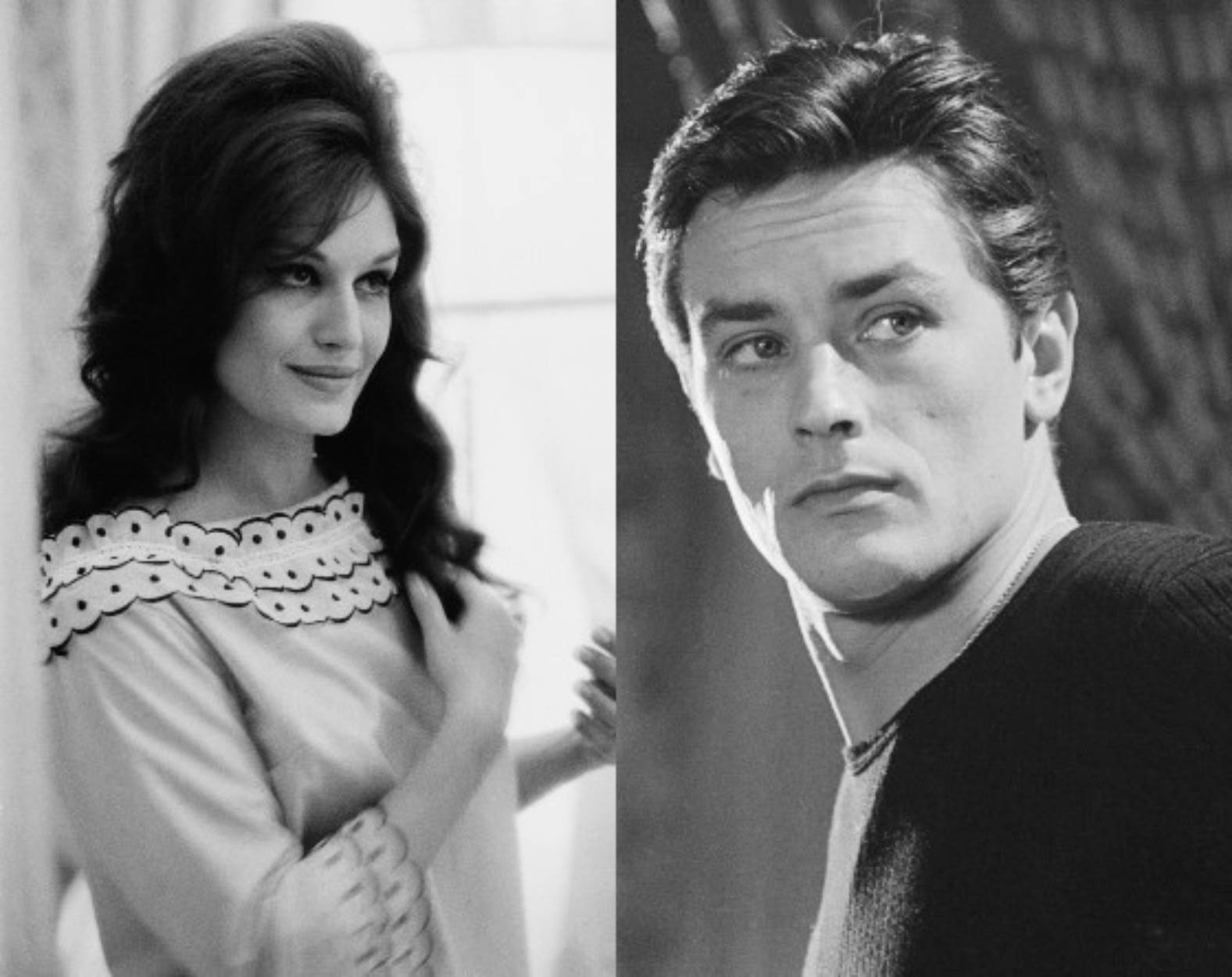 Dalida i Alain Delon.