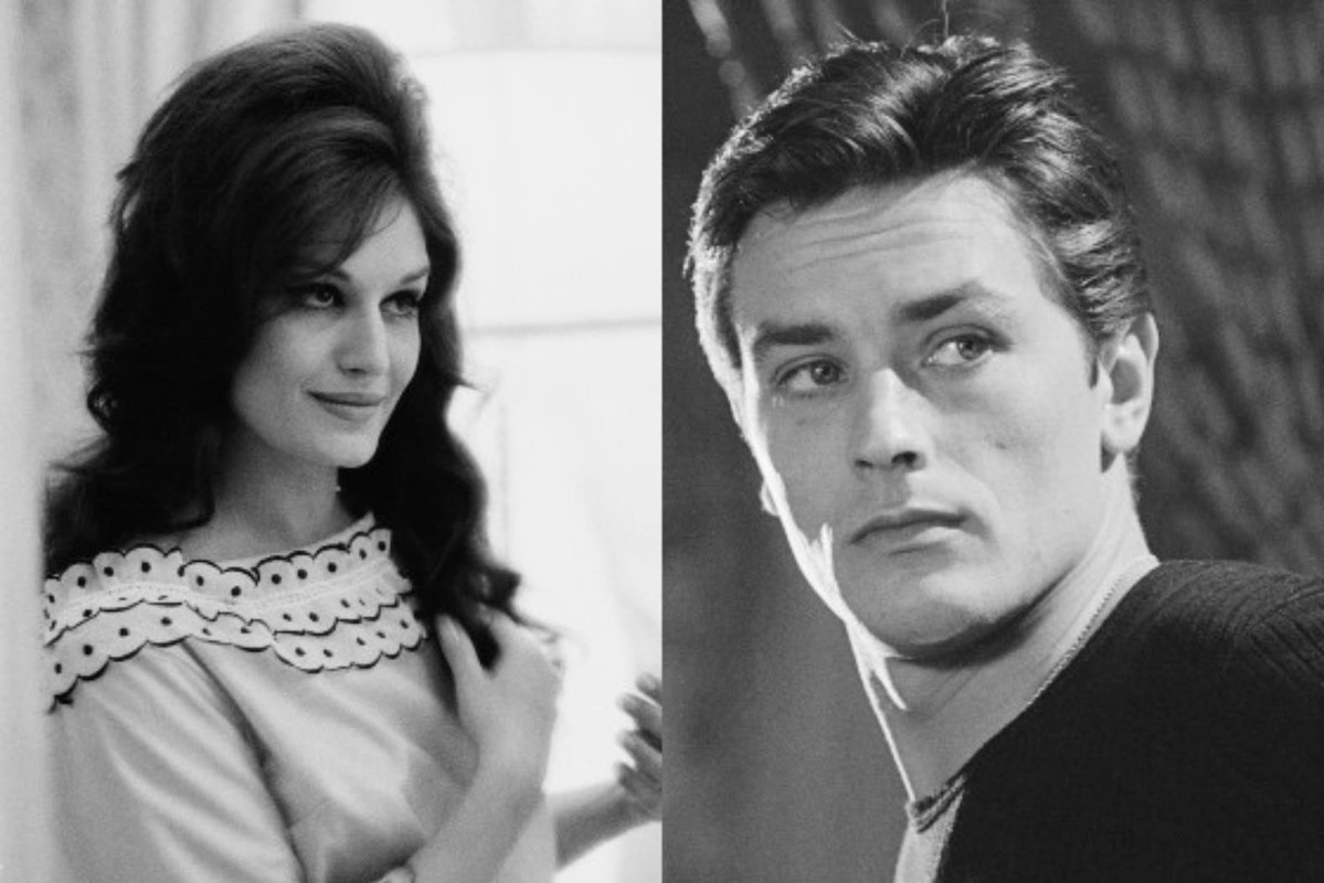 Dalida i Alain Delon.
