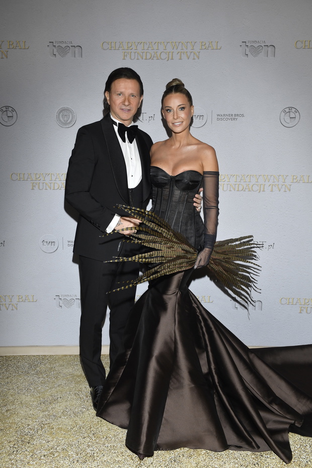 Małgorzata Rozenek-Majdan, Radosław Majdan. Gala Fundacji TVN 2025