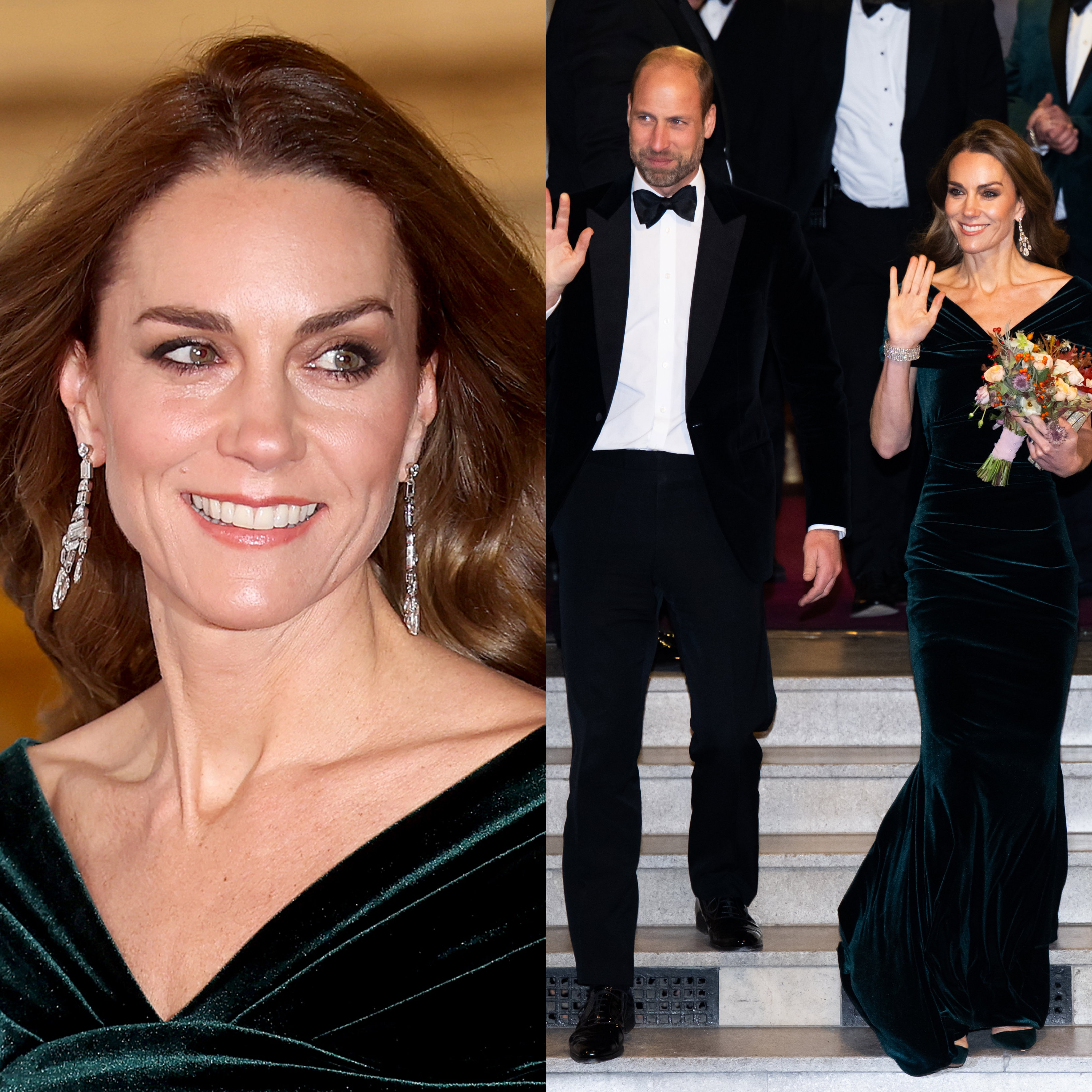 jamniki Księżna Kate i książę William, Royal Variety Performance, 19.11. 2025