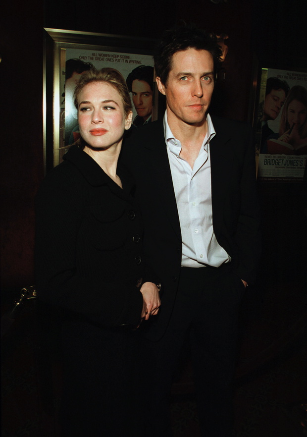 Renee Zellweger,  Hugh Grant, premiera filmu "Dziennik Bridget Jones"