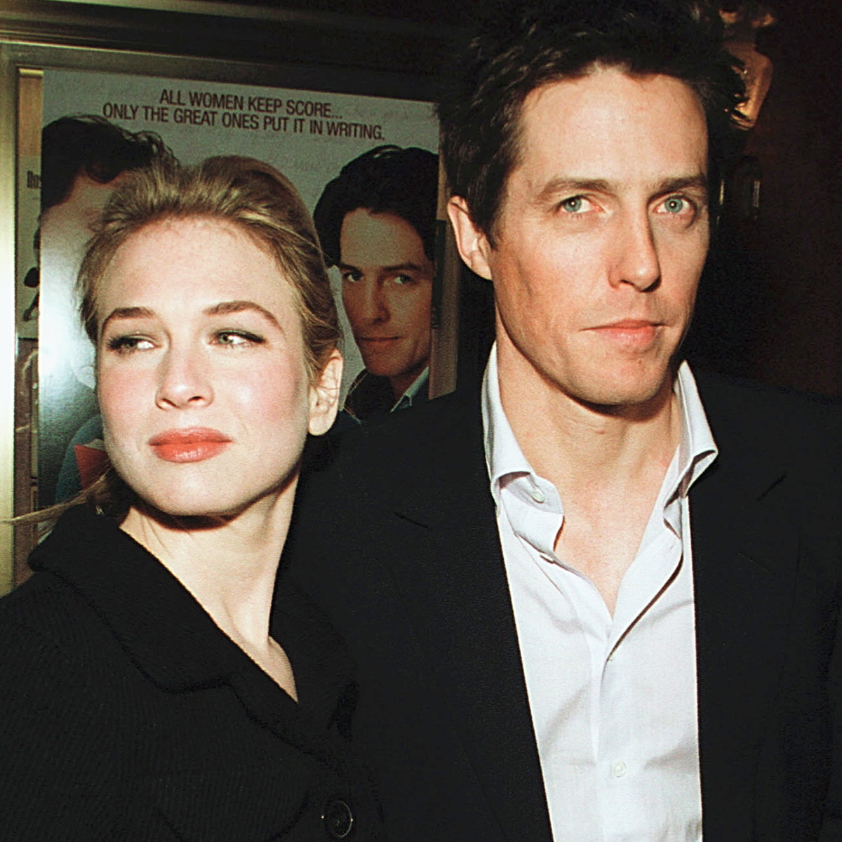 Renee Zellweger,  Hugh Grant, premiera filmu "Dziennik Bridget Jones"